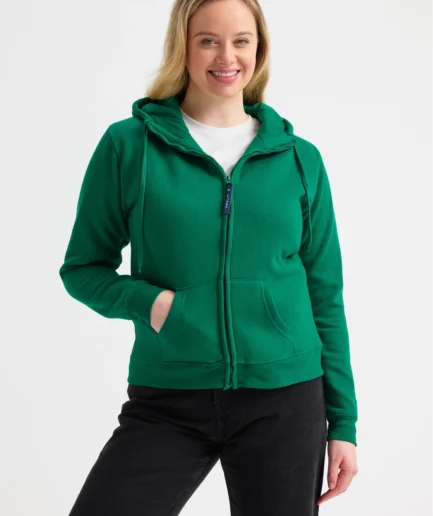 Ladies Classic Full Zip Hooded Sweatshirt