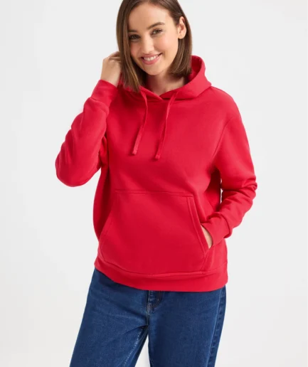 Ladies Deluxe Hooded Sweatshirt