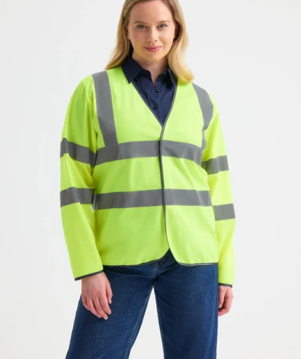 Long Sleeve Hi Vis Safety Waistcoat
