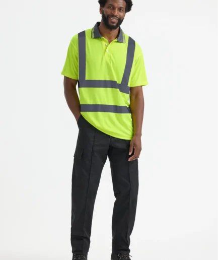 Hi Vis Short Sleeve Polo Shirt